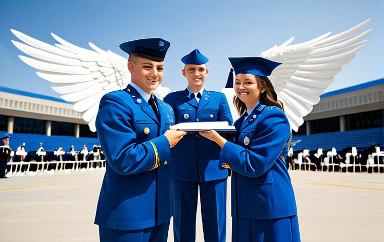 공군 파일럿 채용 절차 - "A student in appropriate attire studying physics and mathematics textbooks, fully clothed, with the...