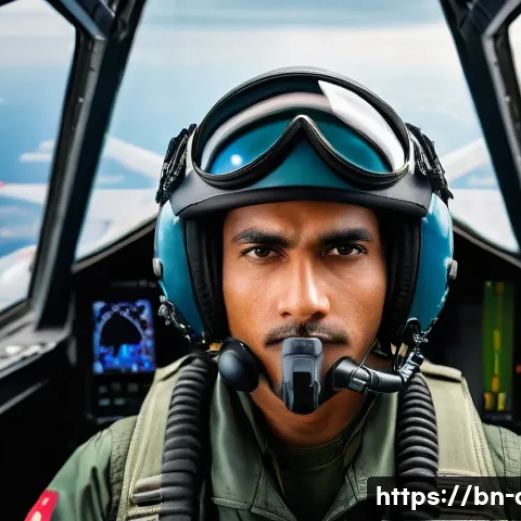 공군 조종사 연봉 및 복지 - **Prompt 1: Airborne Professionalism and Dedication**
"A Bangladeshi Air Force pilot, male, wear...