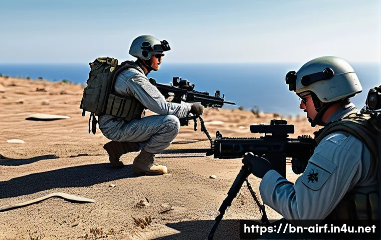 공군의 해군 및 육군과 협력 작전 - A highly detailed military coordination scene showcasing the joint operation of Air Force, Navy, and...